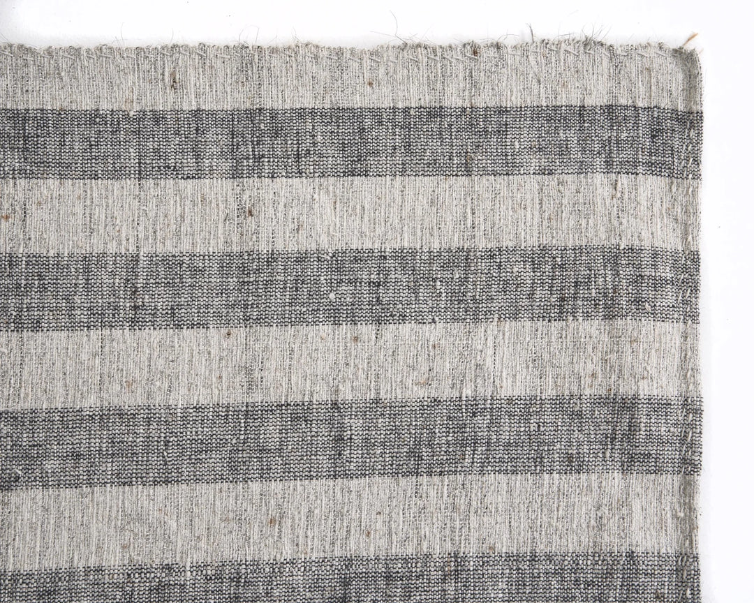 Beige Turkish Kilim Rug 6'7" x 9'6" Flat-Weave | No. VR85538