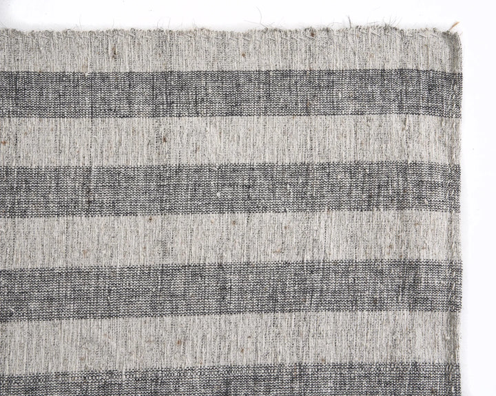 Beige Turkish Kilim Rug 6'7" x 9'6" Flat-Weave | No. VR85538