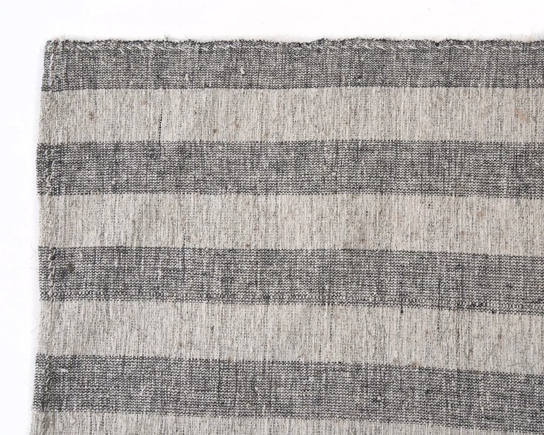 Beige Turkish Kilim Rug 6'7" x 9'6" Flat-Weave | No. VR85538