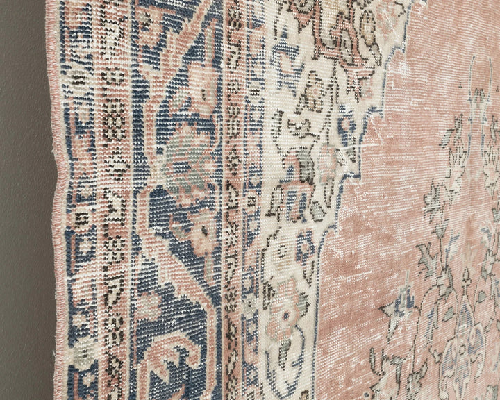 Multicolor Turkish Oushak Rug 7' x 10' 7" Hand-Knotted | No. VR85566