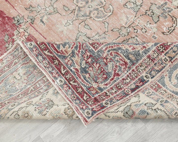 Multicolor Turkish Oushak Rug 7' x 10' 7" Hand-Knotted | No. VR85566