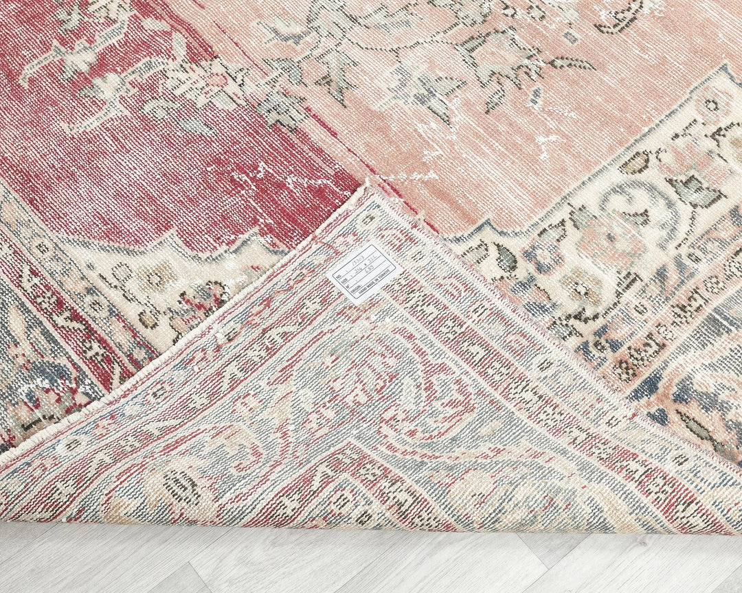 Multicolor Turkish Oushak Rug 7' x 10' 7" Hand-Knotted | No. VR85566
