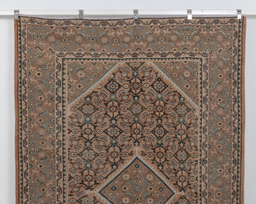 Multicolor Turkish Oushak Rug 6'7" x 9'6" Hand-Knotted view
