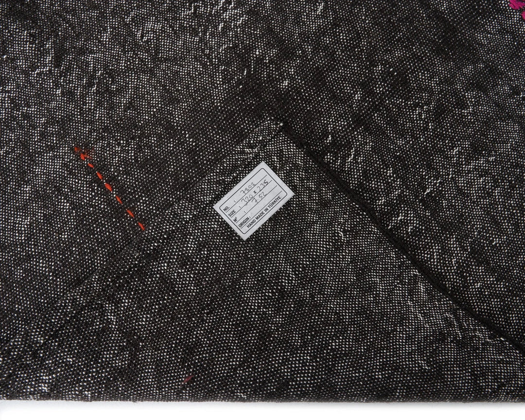 Brown Turkish Kilim Rug 10' 6" x 7' 9" Flat-Weave | No. VR85893