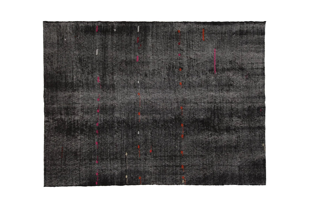 Brown Turkish Kilim Rug 10' 6" x 7' 9" Flat-Weave | No. VR85893