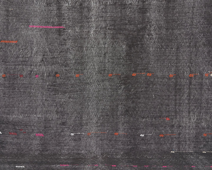 Brown Turkish Kilim Rug 10' 6" x 7' 9" Flat-Weave | No. VR85893