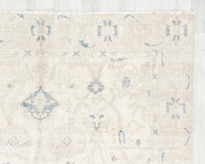 Multicolor Turkish Oushak Rug 4'5" x 8'1" Hand-Knotted | No. VR85904