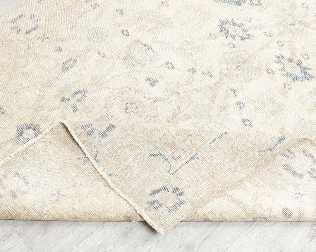 Multicolor Turkish Oushak Rug 4'5" x 8'1" Hand-Knotted | No. VR85904