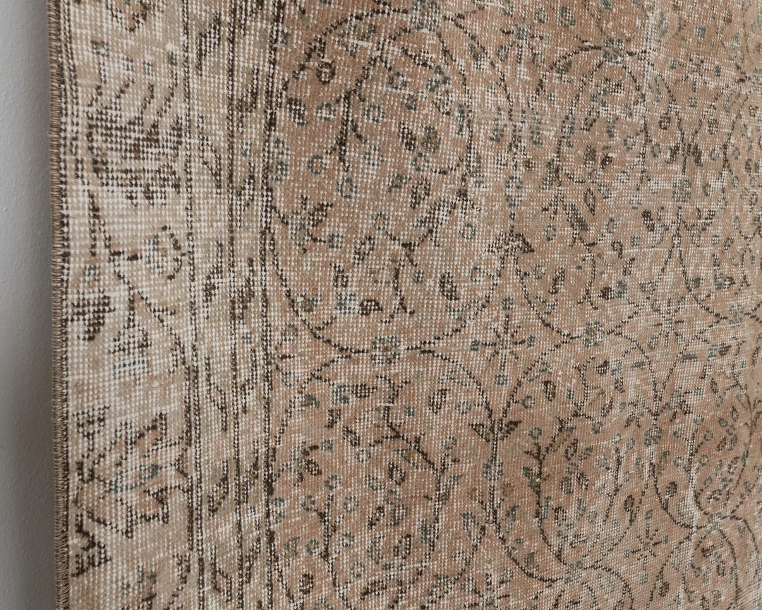 Multicolor Turkish Oushak Rug 6'5" x 8'10" Hand-Knotted | No. VR86024