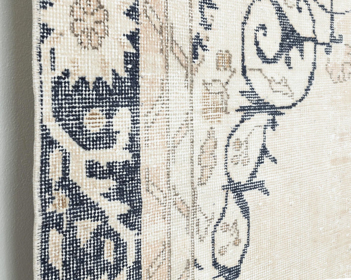 Multicolor Turkish Oushak Rug 6'6" x 10'7" Hand-Knotted | No. VR86056