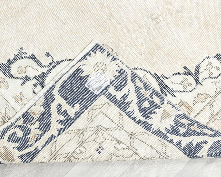 Multicolor Turkish Oushak Rug 6'6" x 10'7" Hand-Knotted | No. VR86056