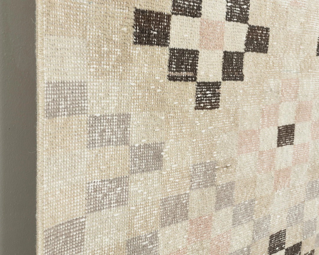 Multicolor Turkish Oushak Rug 3'9" x 7'9" Hand-Knotted | No. VR86177