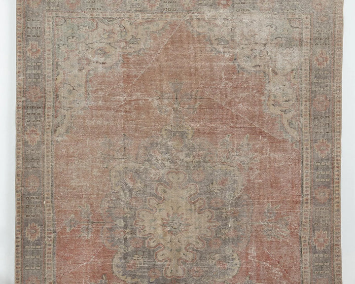 Multicolor Turkish Oushak Rug 5' 11" x 9' 4" Hand-Knotted | No. VR86236