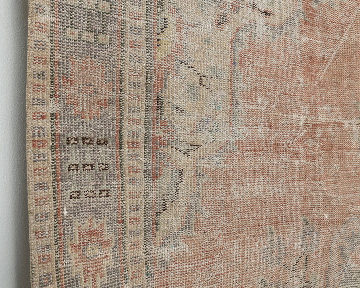 Multicolor Turkish Oushak Rug 5' 11" x 9' 4" Hand-Knotted | No. VR86236
