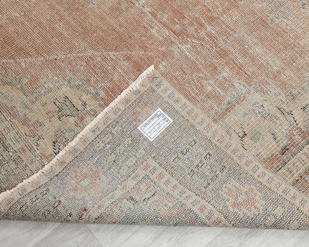 Multicolor Turkish Oushak Rug 5' 11" x 9' 4" Hand-Knotted | No. VR86236
