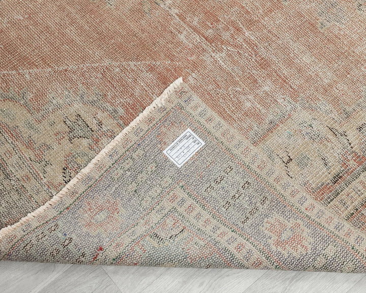 Multicolor Turkish Oushak Rug 5' 11" x 9' 4" Hand-Knotted | No. VR86236