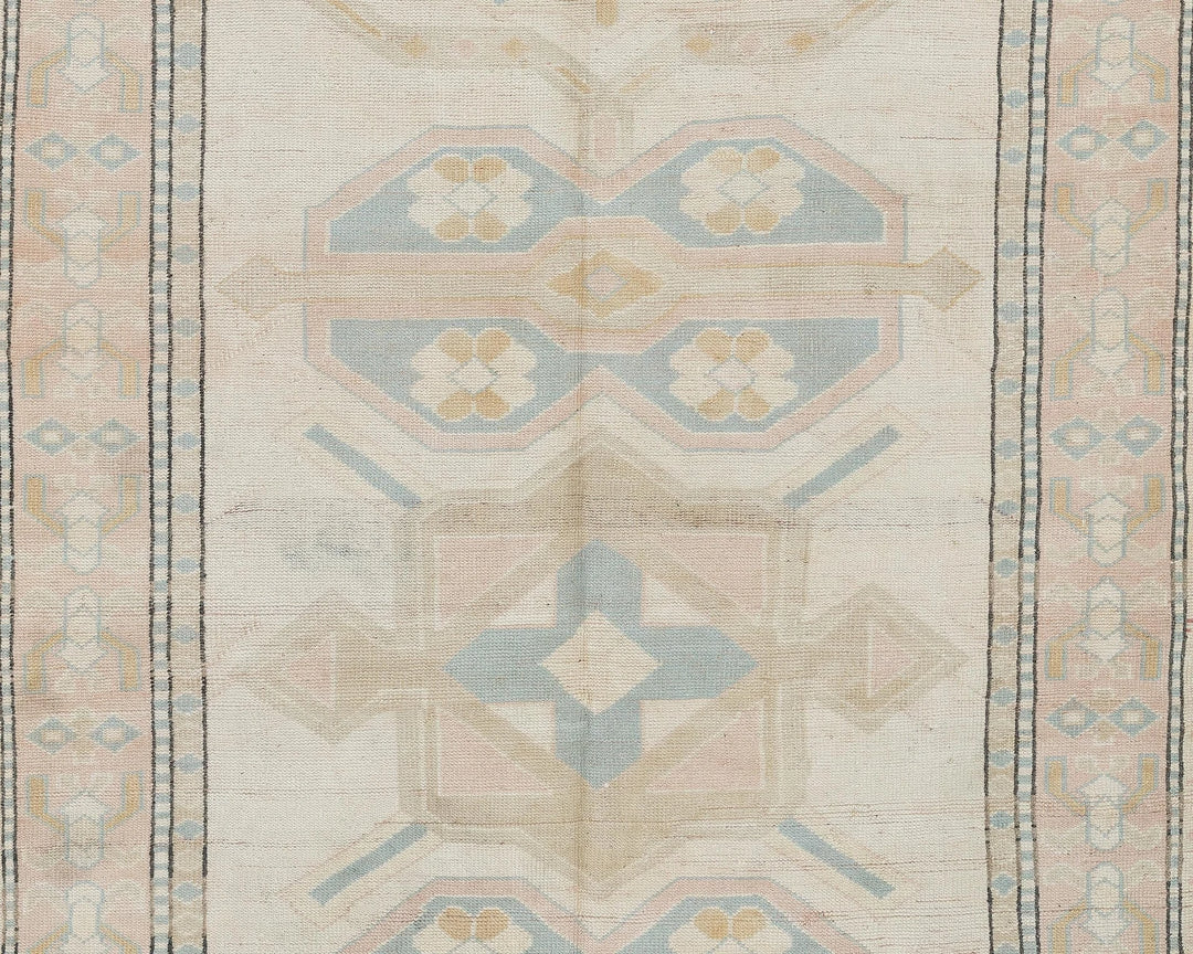 Beige Oushak Rug 4' 11" x 7' 6" | No. VR86318