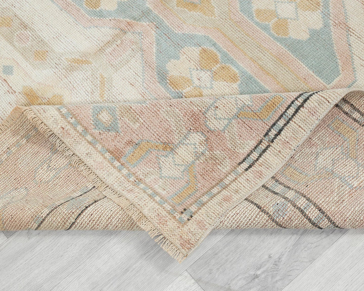 Beige Oushak Rug 4' 11" x 7' 6" | No. VR86318
