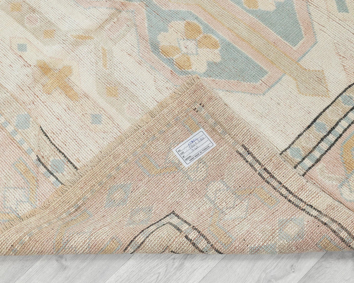 Beige Oushak Rug 4' 11" x 7' 6" | No. VR86318