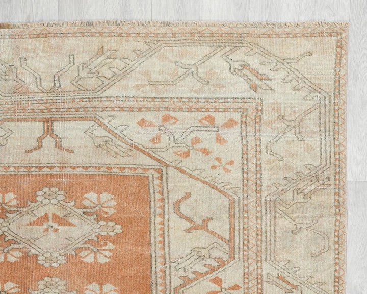 Multicolor Turkish Oushak Rug 5' 2" x 7' 5" Hand-Knotted | No. VR86819