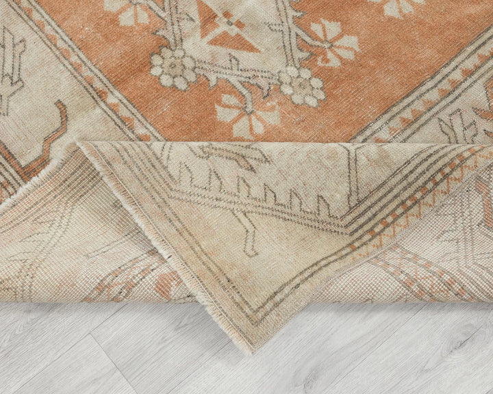Multicolor Turkish Oushak Rug 5' 2" x 7' 5" Hand-Knotted | No. VR86819