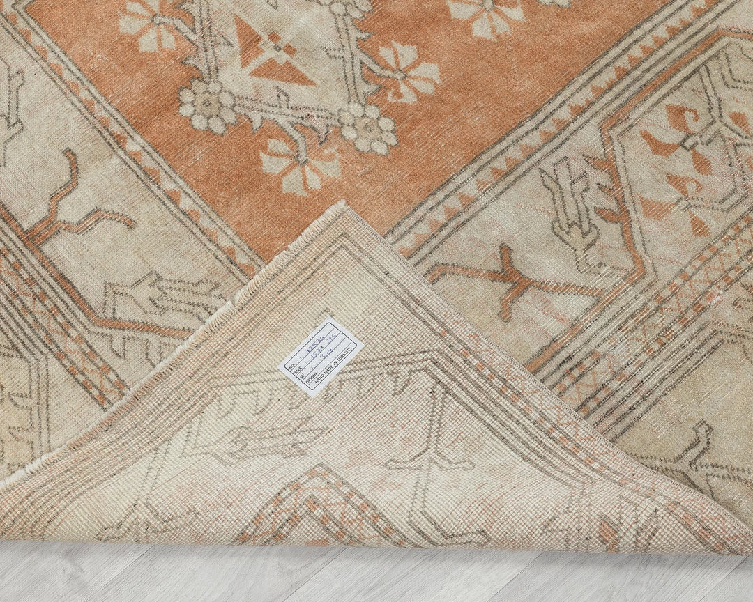 Multicolor Turkish Oushak Rug 5' 2" x 7' 5" Hand-Knotted | No. VR86819