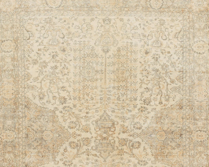 Multicolor Turkish Oushak Rug 6' 6" x 9' Hand-Knotted | No. VR86943