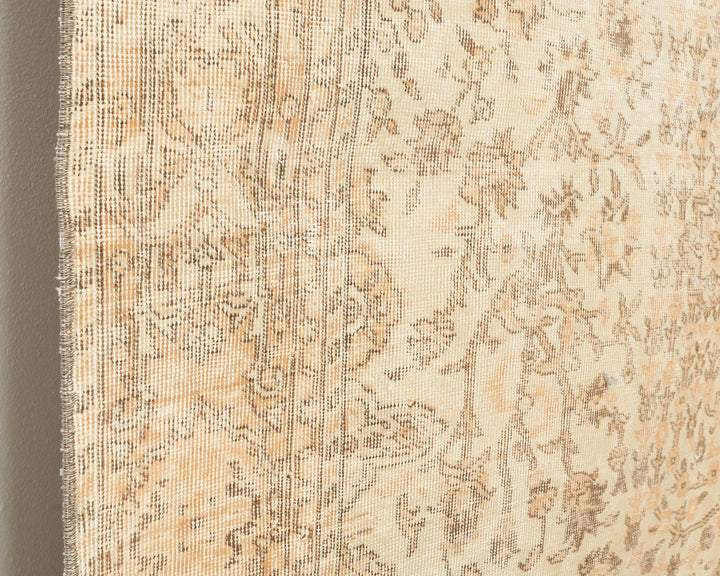 Multicolor Turkish Oushak Rug 6' 6" x 9' Hand-Knotted | No. VR86943