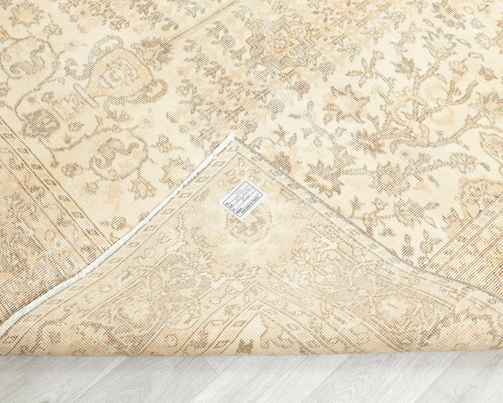 Multicolor Turkish Oushak Rug 6' 6" x 9' Hand-Knotted | No. VR86943