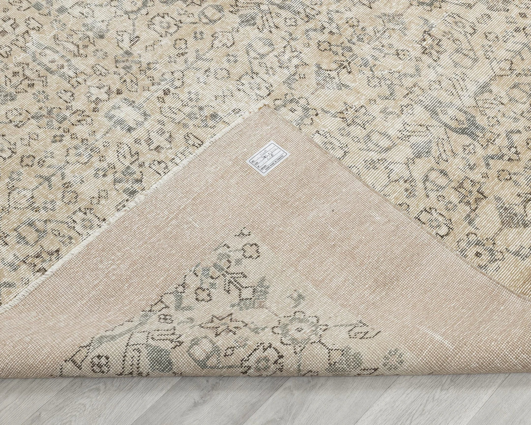 Multicolor Turkish Oushak Rug 6' 11" x 10' Hand-Knotted | No. VR86985