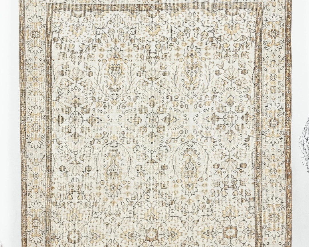 Multicolor Turkish Oushak Rug 5' 5" x 8' 10" Hand-Knotted | No. VR87034