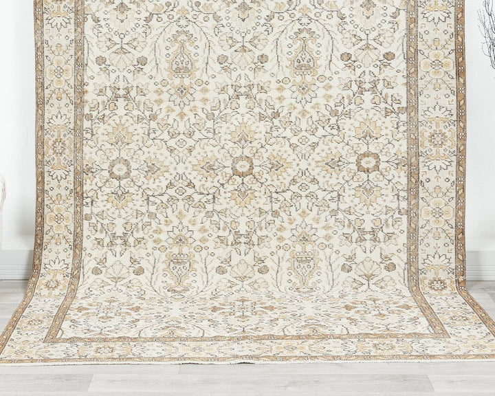 Multicolor Turkish Oushak Rug 5' 5" x 8' 10" Hand-Knotted | No. VR87034