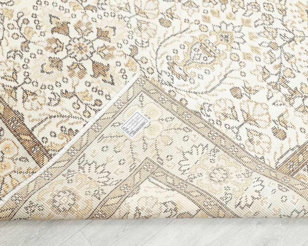 Multicolor Turkish Oushak Rug 5' 5" x 8' 10" Hand-Knotted | No. VR87034