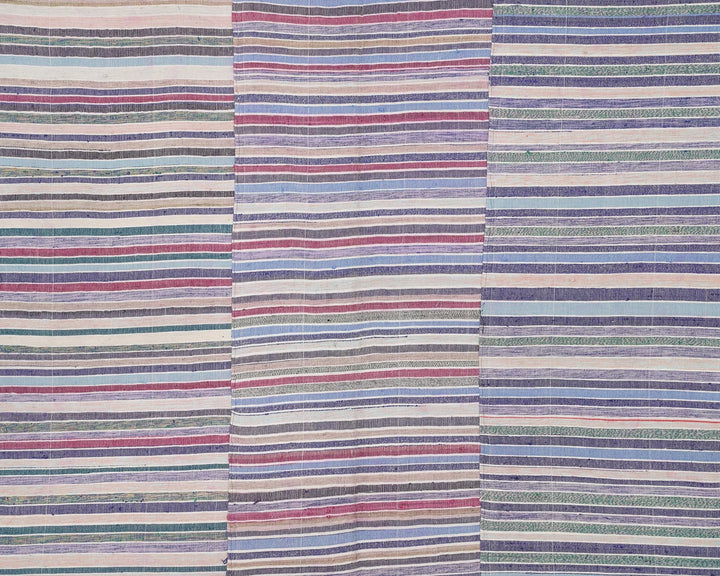 Multicolor Turkish Kilim Rug 6' 5" x 8' 6" Flat-Weave | No. VR87212