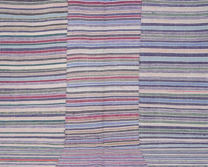 Multicolor Turkish Kilim Rug 6' 5" x 8' 6" Flat-Weave | No. VR87212
