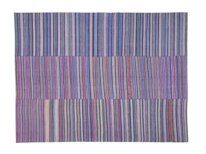 Multicolor Turkish Kilim Rug 6' 5" x 8' 6" Flat-Weave | No. VR87212