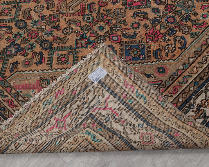 Multicolor Turkish Oushak Rug 6'11" x 9'4" Hand-Knotted | No. VR87294