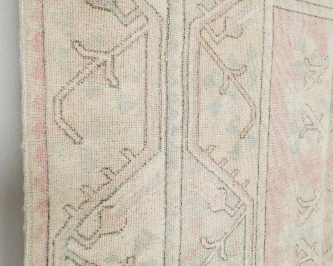 Beige Turkish Oushak Rug 5' x 8' Hand-Knotted | No. VR87334