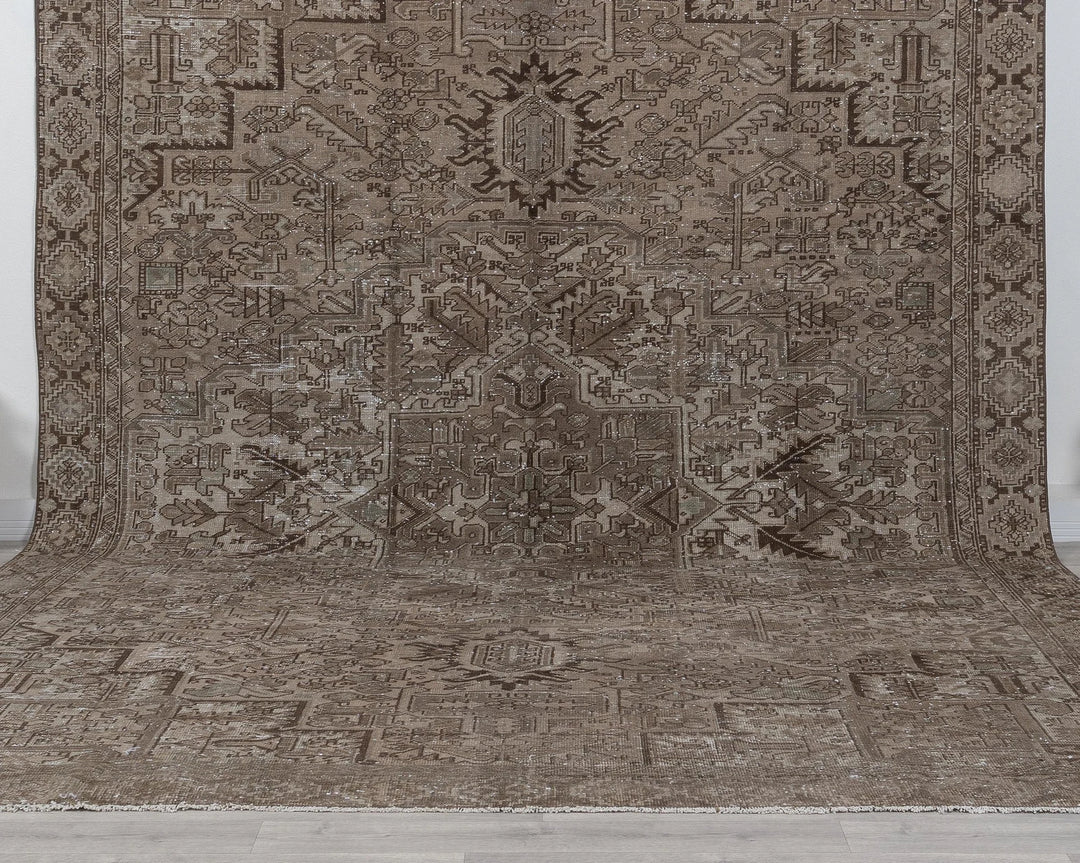 Multicolor Turkish Oushak Rug 9'5" x 12'4" Hand-Knotted | No. VR87354
