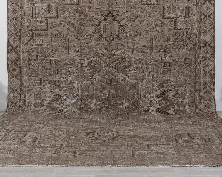 Multicolor Turkish Oushak Rug 9'5" x 12'4" Hand-Knotted | No. VR87354