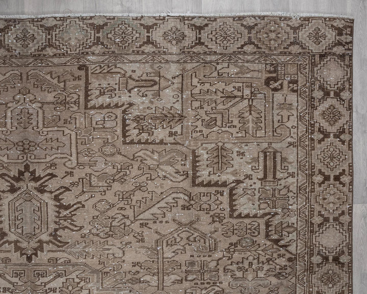 Multicolor Turkish Oushak Rug 9'5" x 12'4" Hand-Knotted | No. VR87354