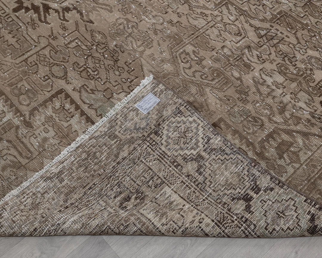 Multicolor Turkish Oushak Rug 9'5" x 12'4" Hand-Knotted | No. VR87354