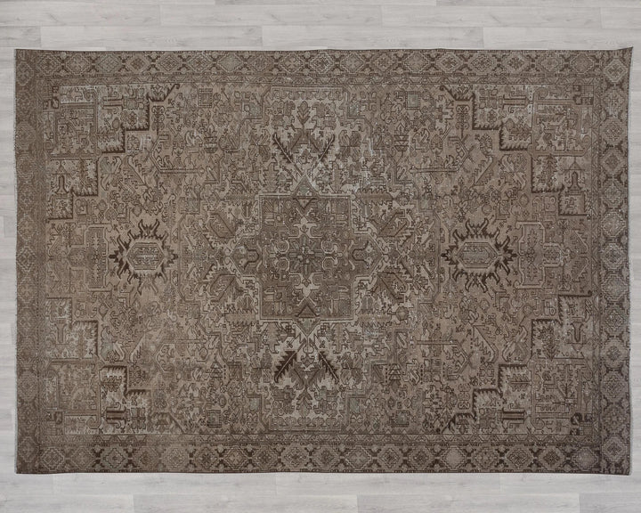 Multicolor Turkish Oushak Rug 9'5" x 12'4" Hand-Knotted | No. VR87354