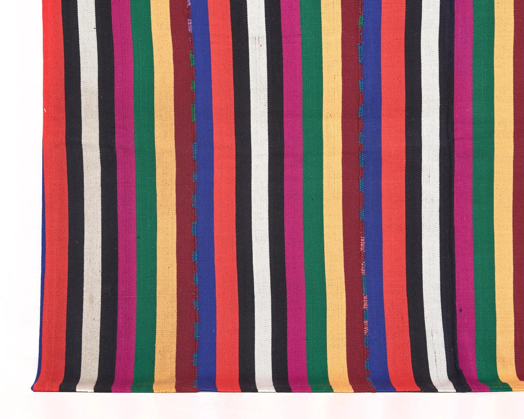 Multicolor Turkish Kilim Rug 6'8" x 5' Flat-Weave | No. VR87418
