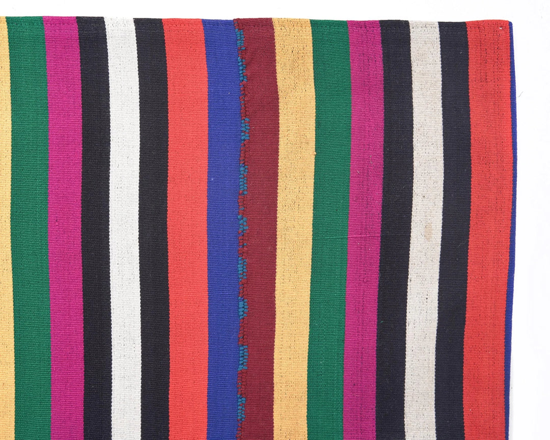 Multicolor Turkish Kilim Rug 6'8" x 5' Flat-Weave | No. VR87418