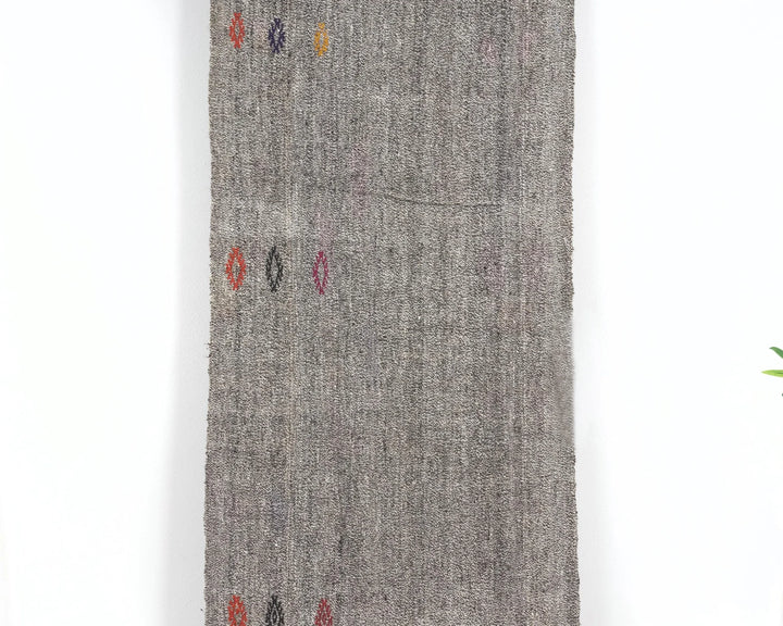 Multicolor Turkish Kilim Rug 2'6" x 23'2" Flat-Weave | No. VR87573