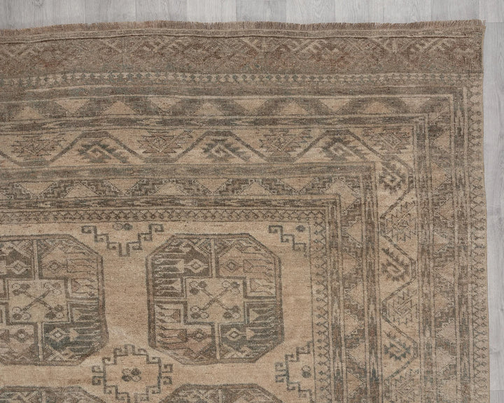 Multicolor Turkish Oushak Rug 7'8" x 9'10" Hand-Knotted | No. VR87590