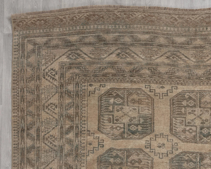 Multicolor Turkish Oushak Rug 7'8" x 9'10" Hand-Knotted | No. VR87590