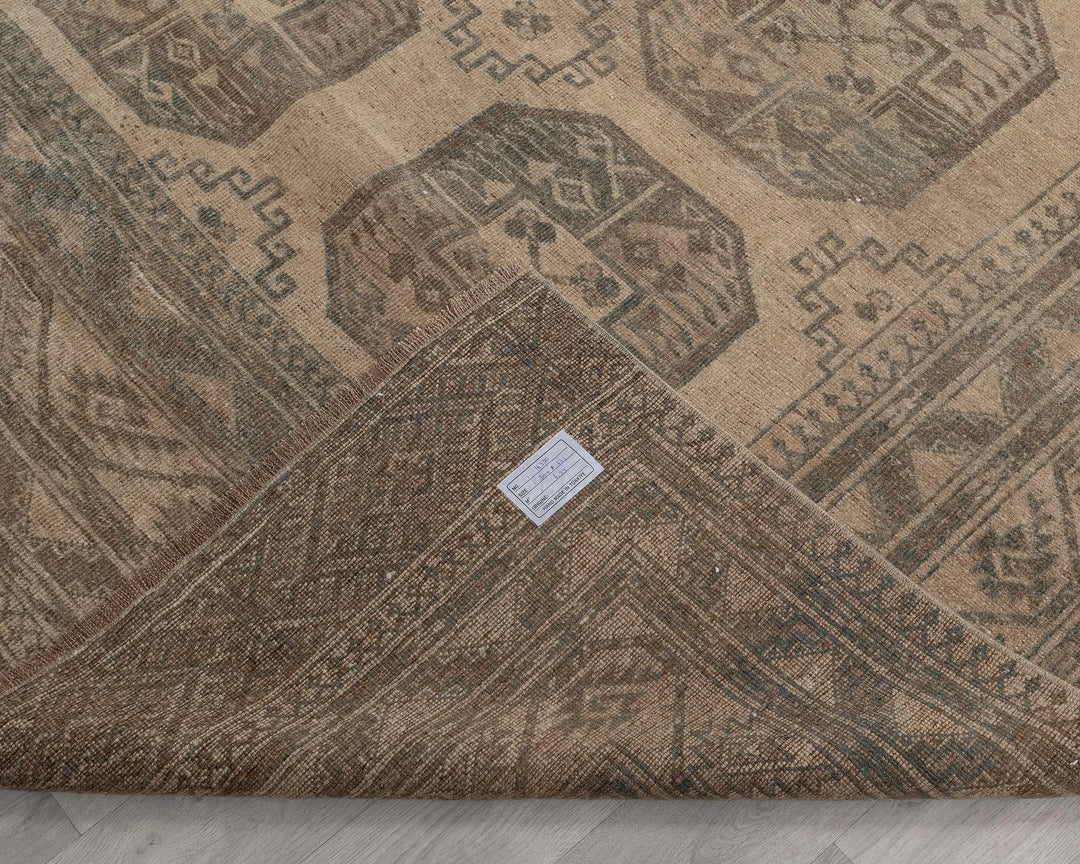 Multicolor Turkish Oushak Rug 7'8" x 9'10" Hand-Knotted | No. VR87590
