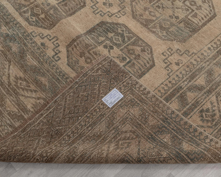 Multicolor Turkish Oushak Rug 7'8" x 9'10" Hand-Knotted | No. VR87590